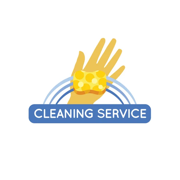 Logo voor schoonmaak service — Stockvector