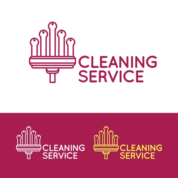 Logotipo para servicio de limpieza — Vector de stock