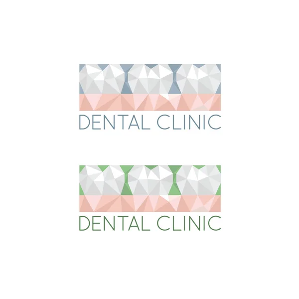 Logo de la clínica dental — Archivo Imágenes Vectoriales