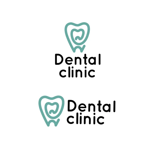 Logo de la clínica dental — Archivo Imágenes Vectoriales