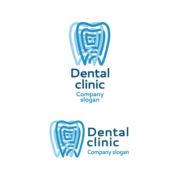 Logo de la clínica dental — Archivo Imágenes Vectoriales