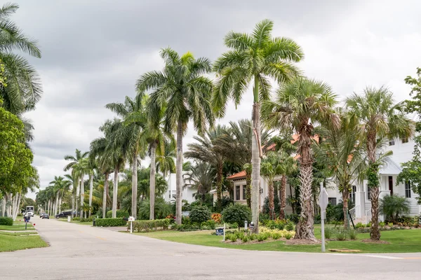 Straße in neapel, florida, usa — Stockfoto