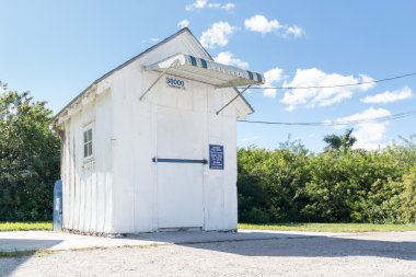 Ochopee post office Tamiami iz, Everglades Florida üzerinde
