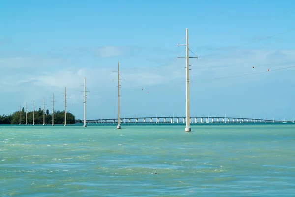 Florida Keys kanál 2 a 5 most, Usa — Stock fotografie