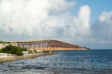 Florida Keys, ABD köprüde Bahia Ronda