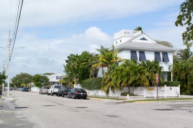 Sokak sahne Key West, Florida Keys, ABD