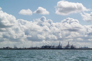 Rotterdam liman giriş canal, Hollanda