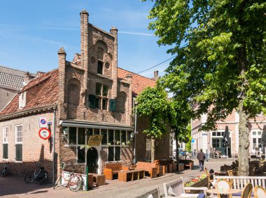 Cafe Groenmarkt Meydanı Amersfoort, Hollanda