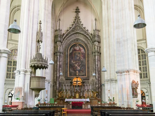 A Minorita templom belseje Bécsben, Ausztriában — Stock Fotó