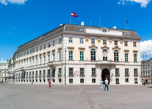 Kancelaria Federalna na placu Ballhausu w Wiedniu, Austria — Zdjęcie stockowe