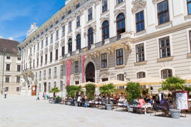 Hofburg Kortu kafe ve Sisi museum, Viyana, Avusturya