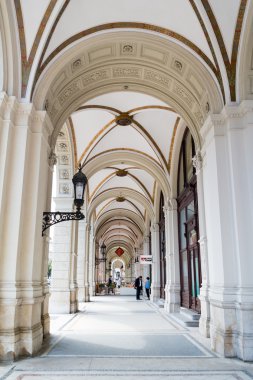 Arcade geçiş Rathausplatz Viena, Avusturya