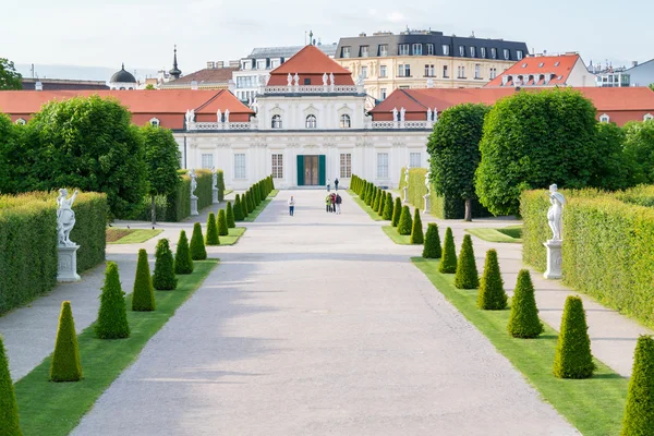 Jardines y Palacio del Bajo Belvedere en Viena, Austria — Foto de Stock