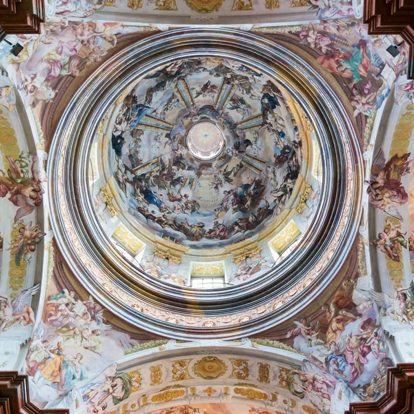 Dome of Melk Abbey Church, Austria — Fotografie, imagine de stoc