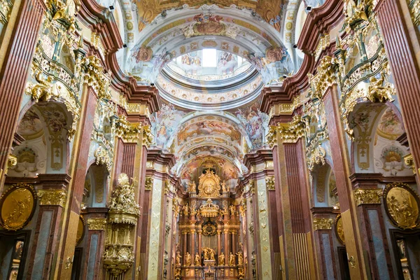 Церква абатства Мельк в Австрії — стокове фото
