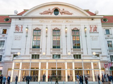 Concert hall Konzerthaus in Vienna, Austria clipart