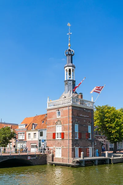 Accijnstoren, torre de impuestos especiales, en Alkmaar, Países Bajos — Foto de Stock