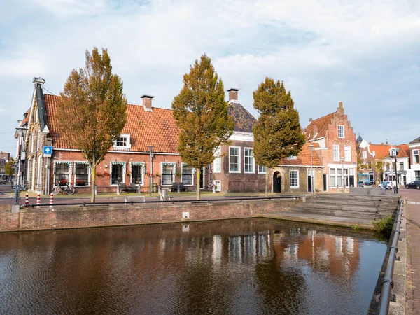 Sneek Netherlands Sep 2017 Street Scene Hoogend Sneek Snits Friesland — Foto de Stock