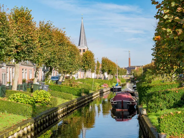 Ijlst Netherlands Sep 2017 Houses Waterside Gardens Eegracht Canal City — Foto de Stock