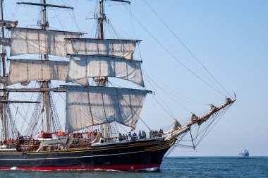 Tallship Stad Amsterdam denizde