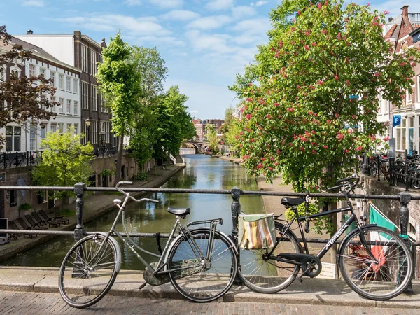 Canal em Utrecht, Holanda — Fotografia de Stock