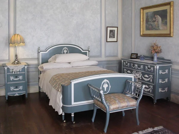 Bedroom Lady Pellat in Casa Loma, Toronto — Stock Photo, Image