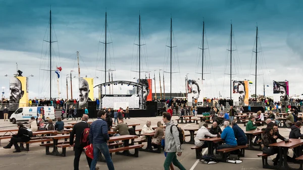 Volvo Ocean Race Stopover Festival The Hague, Netherlands — 图库照片