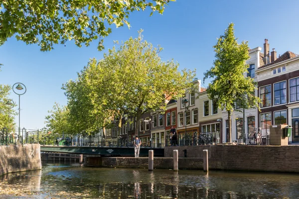 Canal de Gouwe en Gouda, Holanda — Foto de Stock