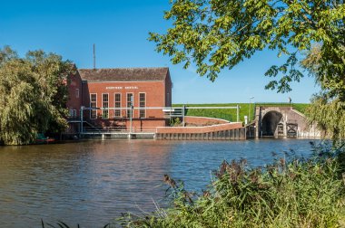 Pompa istasyonu Greetsiel, Almanya