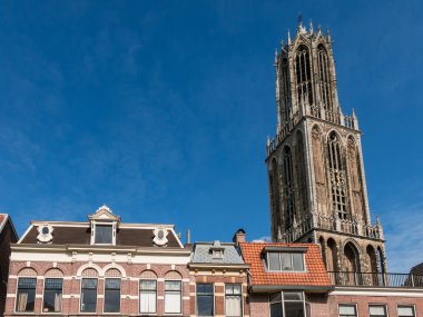 Dom Kilisesi kule ve cepheler, Utrecht, Hollanda