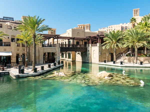 Madinat Jumeirah Resort en Dubai — Foto de Stock