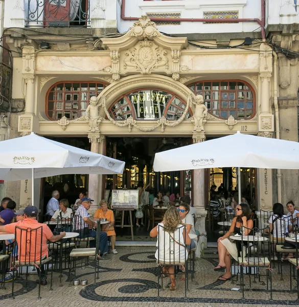 Кафе Majestic в порту, Португалія — стокове фото
