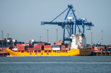 Container terminal Felixstowe, England
