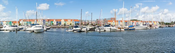 Panorama harbour Hellevoetsluis, Países Bajos — Foto de Stock