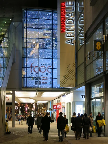 Arndale Shopping Centre a Manchester, Inghilterra — Foto Stock