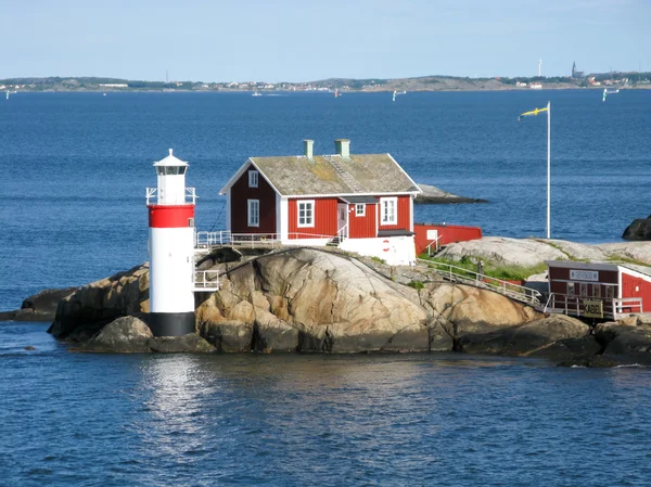 Göteborg, İsveç 'teki Gaveskar Deniz Feneri