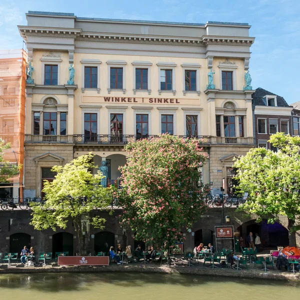 Canal em Utrecht, Países Bajos — Fotografia de Stock