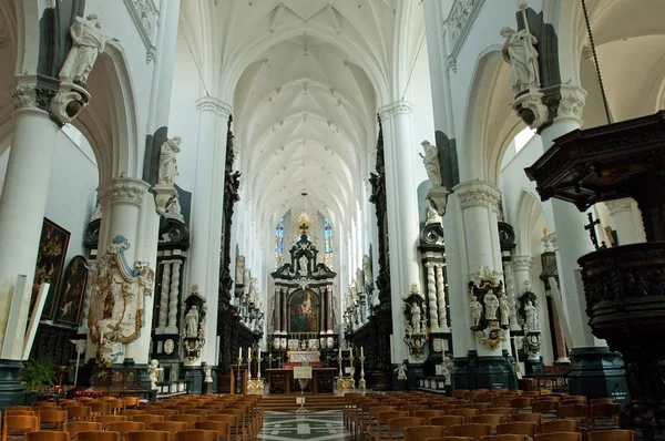 Igreja Carolus Borromeus em Antuérpia, Bélgica — Fotografia de Stock