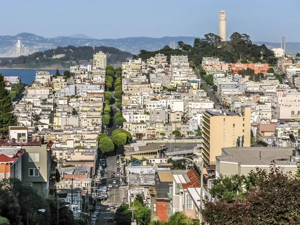 North Beach og Telegraph Hill, San Francisco – stockfoto