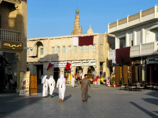 Στο κέντρο της πόλης Ντόχα, Κατάρ — Φωτογραφία Αρχείου
