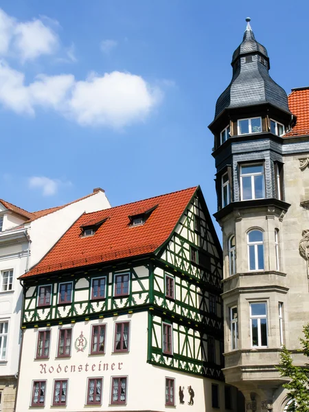 Houses on Market Square in Eisenach, Germany — Stock Photo, Image