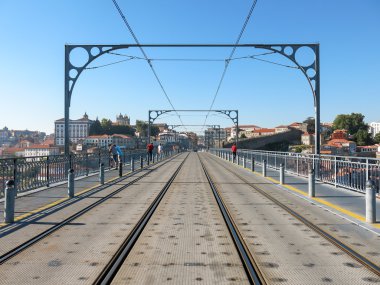 Porto Dom Luis köprünün üst güverte