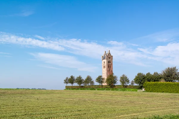 Torre da Igreja de Firdgum, Frísia, Países Baixos — Fotografia de Stock