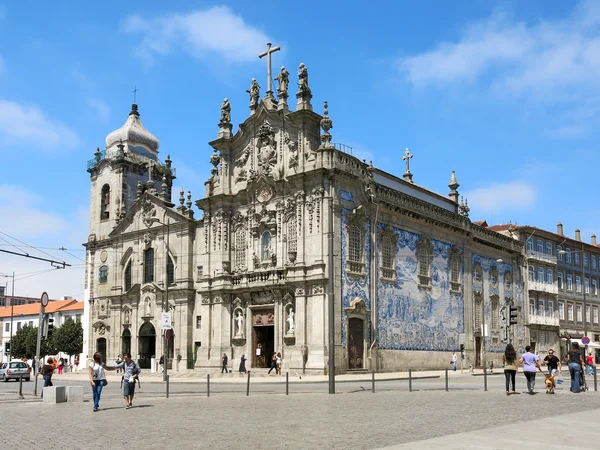 Carmo ve Carmelitas kiliseler Porto, Portekiz — Stok fotoğraf