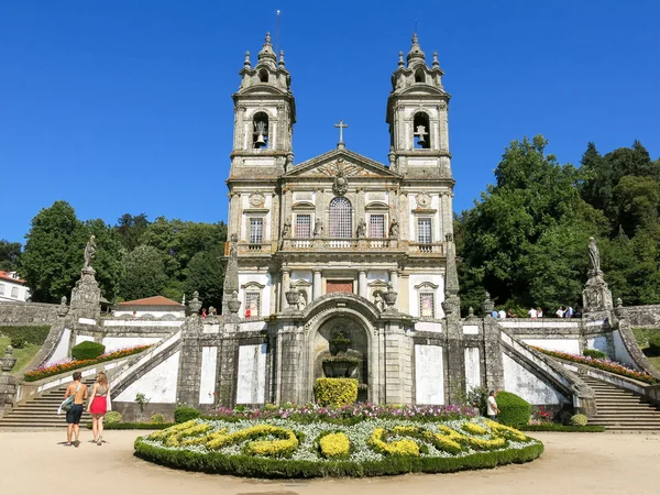 Ісус BOM у Монте в Бразі, Португалія — стокове фото