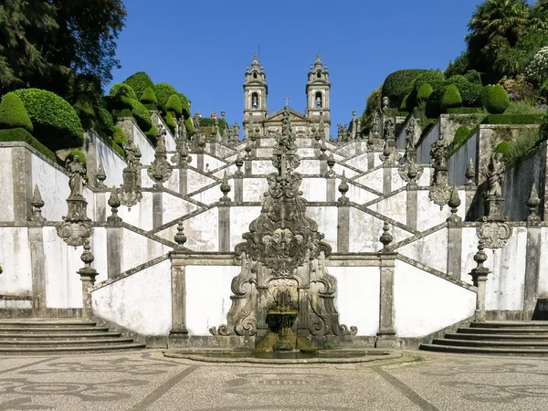 Bom jesus monte in braga, portugal — Stockfoto