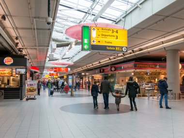 Schiphol Plaza at Amsterdam Airport, Holland