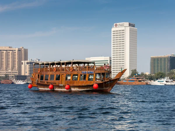 Dhow cruise across the Creek in Dubai