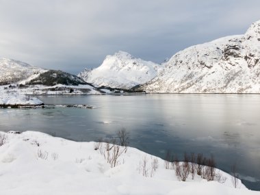Kış Lofoten Adaları, Norveç