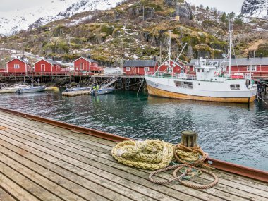 Nusfjord Limanı, Lofoten, Norveç